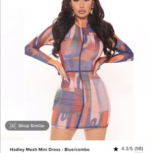 Hadley Mesh Mini Dress